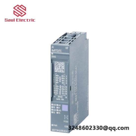 Siemens 6ES7134-6JD00-0CA1: High-Feature Analog Input Module for Industrial Control Systems