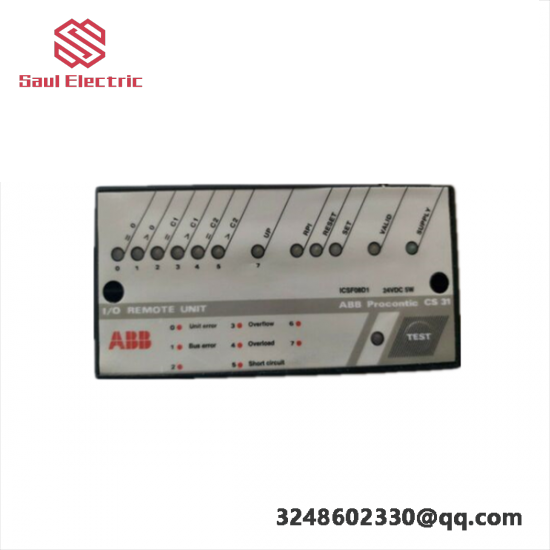 ABB ICSF08D1 Remote Unit - Industrial Automation Module