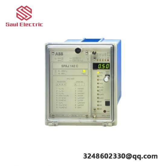 ABB SPAJ 142 C-AA: Advanced Overcurrent Relay, Engineered for Industrial Control Solutions