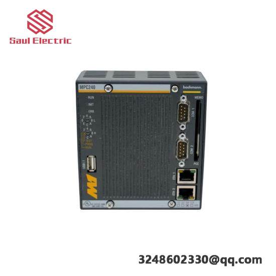 BACHMANN MPC240: Industrial PLC Module for Advanced Automation Solutions