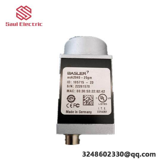 BASLER ACA2040-25GM Industrial Camera - High-Speed, High-Sensitivity Imaging Solutions