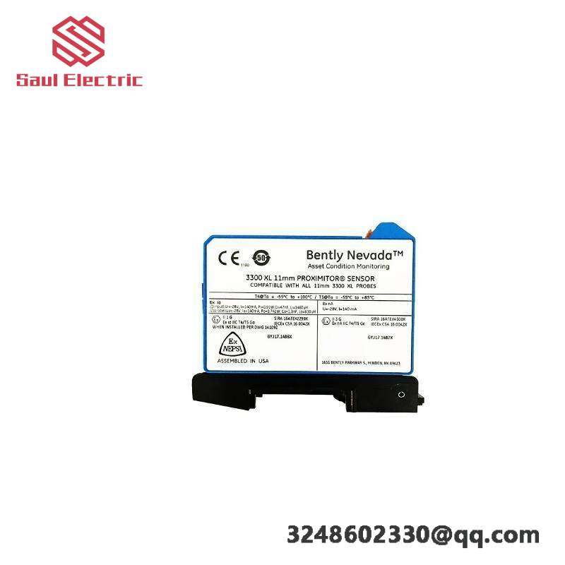 Bently Nevada 330780-X1-CN: 148367-16, 3300 XL, 11mm Proximity Sensor