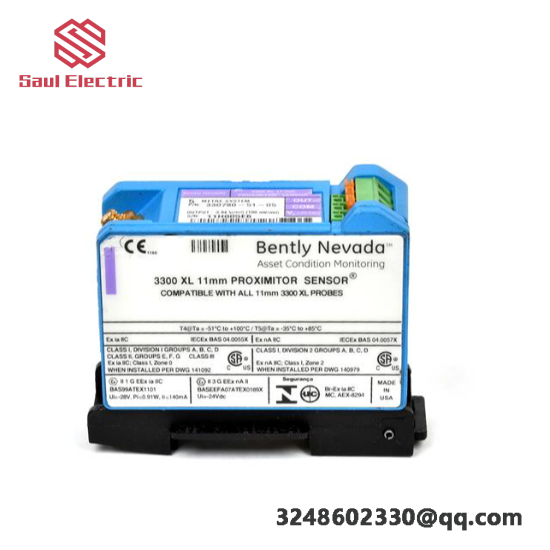 Bently Nevada 330780-X1-CN Proximity Sensor; Producer: Bently Nevada