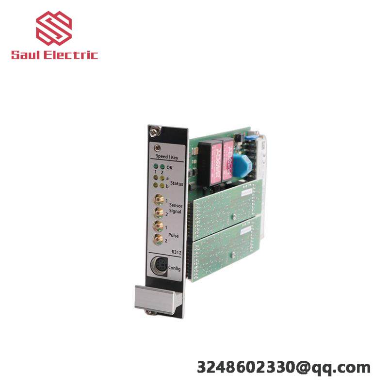 EMERSON A6312 Monitor Speed for Industrial Control Applications