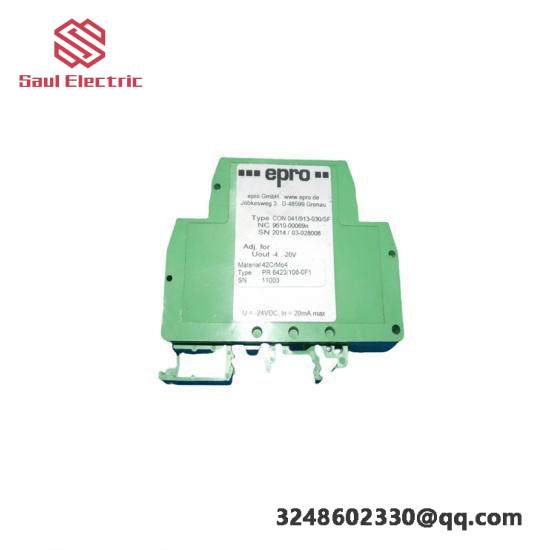Emerson CON041/913-030/SF EPRO Eddy Current Signal Converter