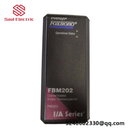 FOXBORO FBM202 Extended Product Type: PLC, Input Module