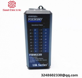 FOXBORO FBM239 P0927AG PROCESS CONTROL VOLTAGE MONITOR - 16 Input/Output