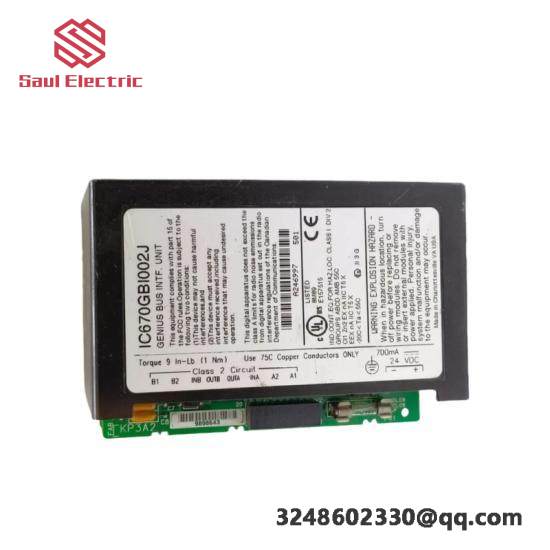 GE FANUC IC670GBI002J - High Performance Remote I/O Module