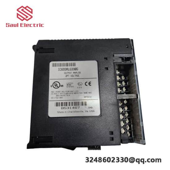 GE FANUC IC693ALG390 Analog Output I/O: Advanced Industrial Control Module