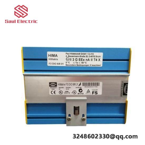 Hima/F3 DIO 8/8 01 | Hiamtrix/F3 DIO 8/8 01 Control Module - Industrial Automation Solutions