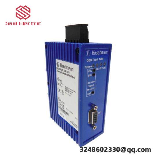 Hirschmann OZD PROFI 12M G11 Optical/Electrical Interface Converter, for Industrial Control Systems