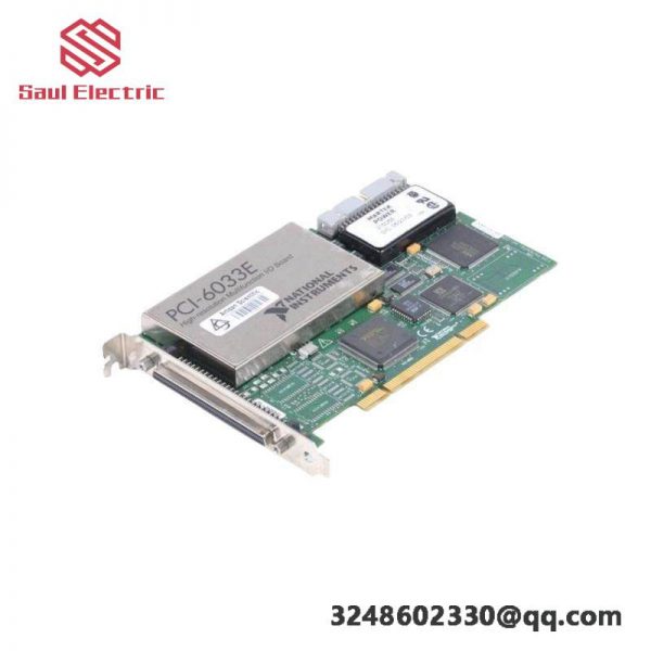 National Instruments PCI-6033E: High-Res Multifunction DAQ Card, Precision Measurement & Control