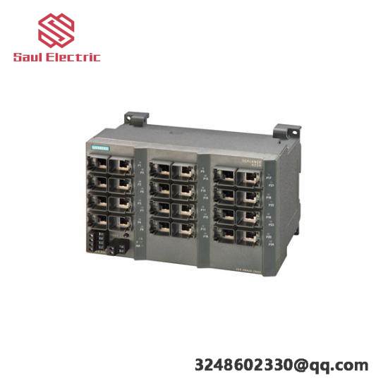 SIEMENS SCALANCE X224 Managed IE Switch, 24x 10/100 Mbit/s RJ45 Ports, Network Management
