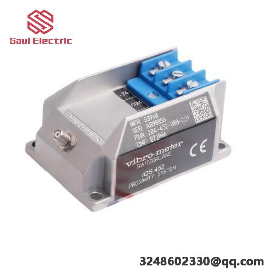 VIBRO METER IQS452 204-452-000-221: Precision Signal Amplifier for Industrial Control
