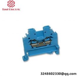 WAGO 280-104 DIN Rail Terminal Block with CAGE CLAMP Technology - 2 Conductor