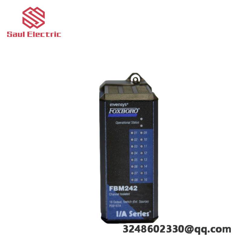 foxboro_fbm242_p0916ta_output_interface_component.jpg ABB RH916TA FBM242 Discrete Output Module for Industrial Automation