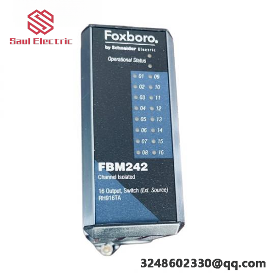 foxboro_fbm242_rh916ta_channel_isolated_output_module.png ABB RH916TA FBM242 Discrete Output Module for Industrial Automation
