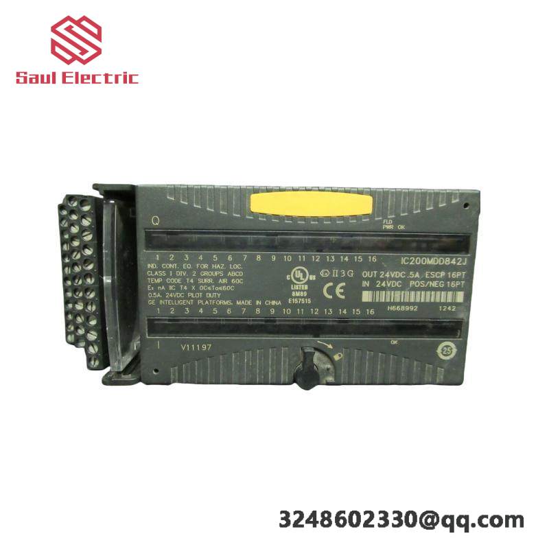 ic200mdd842j_ge_mixed_24vdc_output_escp_16_pt_input_module.jpg General Electric IS2020LVPSG4 Mark VI Modular Assembly for Wind, Steam, and Gas Turbines