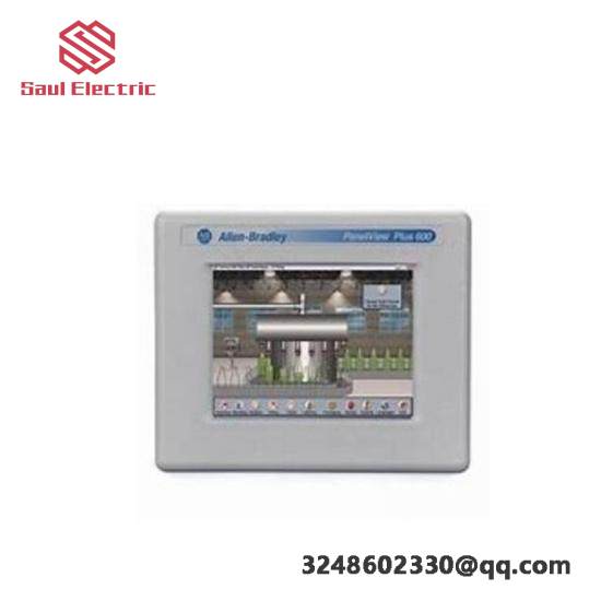 Allen-Bradley 2711P-RP8D Operator Interface, Keypad, 7-Inch Color Display, 24VDC Power Supply, RS-232 & Ethernet Connectivity