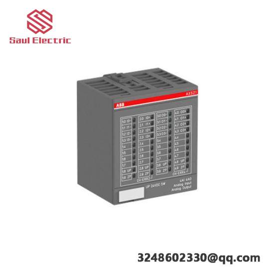abb_ax521_1sap250100r0001_analog_input_output_module.jpg ABB AX521 Automation System Module, Optimized for Industrial Control