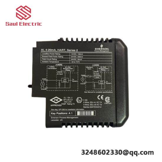 emerson_ve4003s2b2_deltav_analog_input_module.jpg Emerson 405A401G01 Industrial Control Module, Compact & Efficient Design