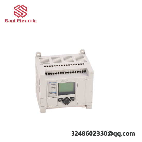 1763-l16bbb_micrologix_1100_controller.png Allen-Bradley 1763-L16BBB MicroLogix 1100 Controller, Control System Component, Automation Equipment