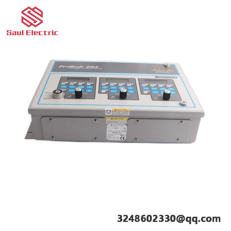 9907-147_woodward_protech_203.png Woodward ProTech 203 Electronic Overspeed Protection Model 8200-201
