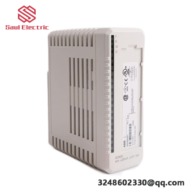 abb_ao810_3bse008522r1_analog_output_module.png ABB AO810 3BSE008522R1 Industrial Control Module, Core Control Component