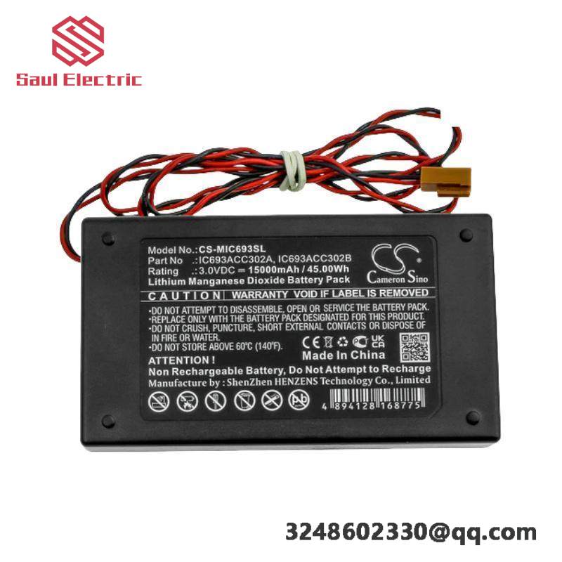 ic693acc302a_ge_auxiliary_battery_module.jpg FOXBORO 135S AUXILLARY STATION - Reliable Auxiliary Station Module for Industrial Automation